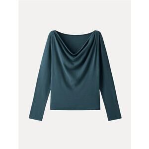 OGL LiteWarm Effortless Cowl Neck Long Sleeve Top NWT SIZE S